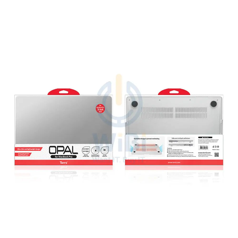 Torrii OPAL الإصدار حافظة مع Retina شاشة & Touch Id For ماك بوك برو بوصة 2021 - شفاف اكسسوارات > هواتف &