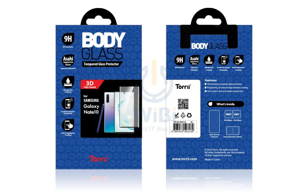 Torrii Screen Protector - Samsung Note 10 / Clear Accessories > Mobiles & Tablets > Mobiles > Screen Protectors