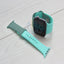 Torrii Siliconee Mix Watch Band For Apple Watch 49 / 45 / 44 / 42 mm - Dark Green / Aqua Blue Accessories > Smart