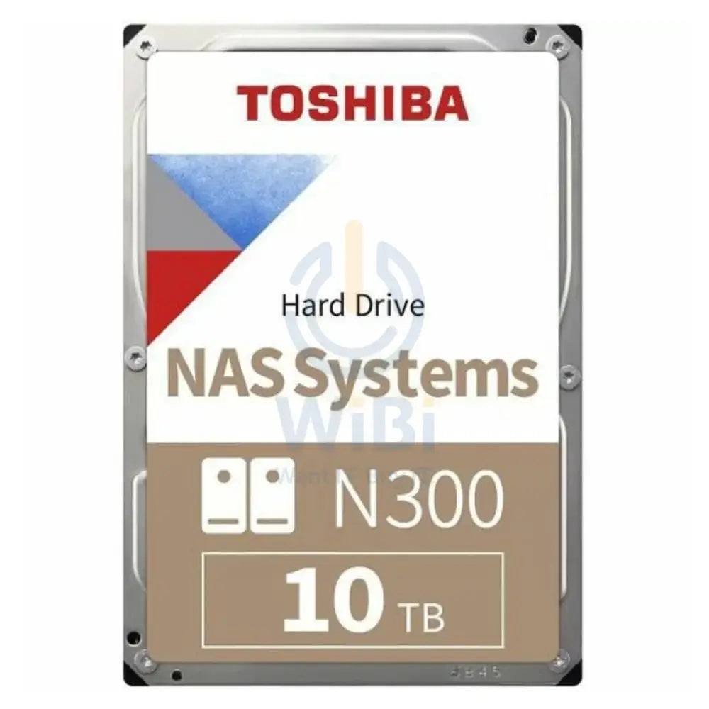 Toshiba N300 NAS Hard Drive - 10TB / 3.5-inch / SATA / 7200 RPM / 256MB Buffer Storage > NAS Hard Drives