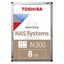 Toshiba N300 NAS Hard Drive - 8TB / 3.5-inch / SATA / 7200 RPM / 256MB Buffer Storage > NAS Hard Drives