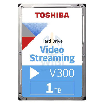 Toshiba V300 Surveillance Video Streaming Internal Hard Drive - 1TB / 3.5-inch / SATA-III / 5700 RPM / 64MB Buffer