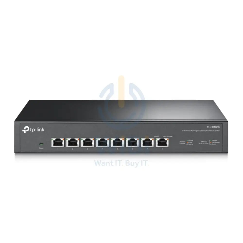 TP-Link 8-Port 10G Desktop / Rackmount Switch - Black Networking Products > Switches
