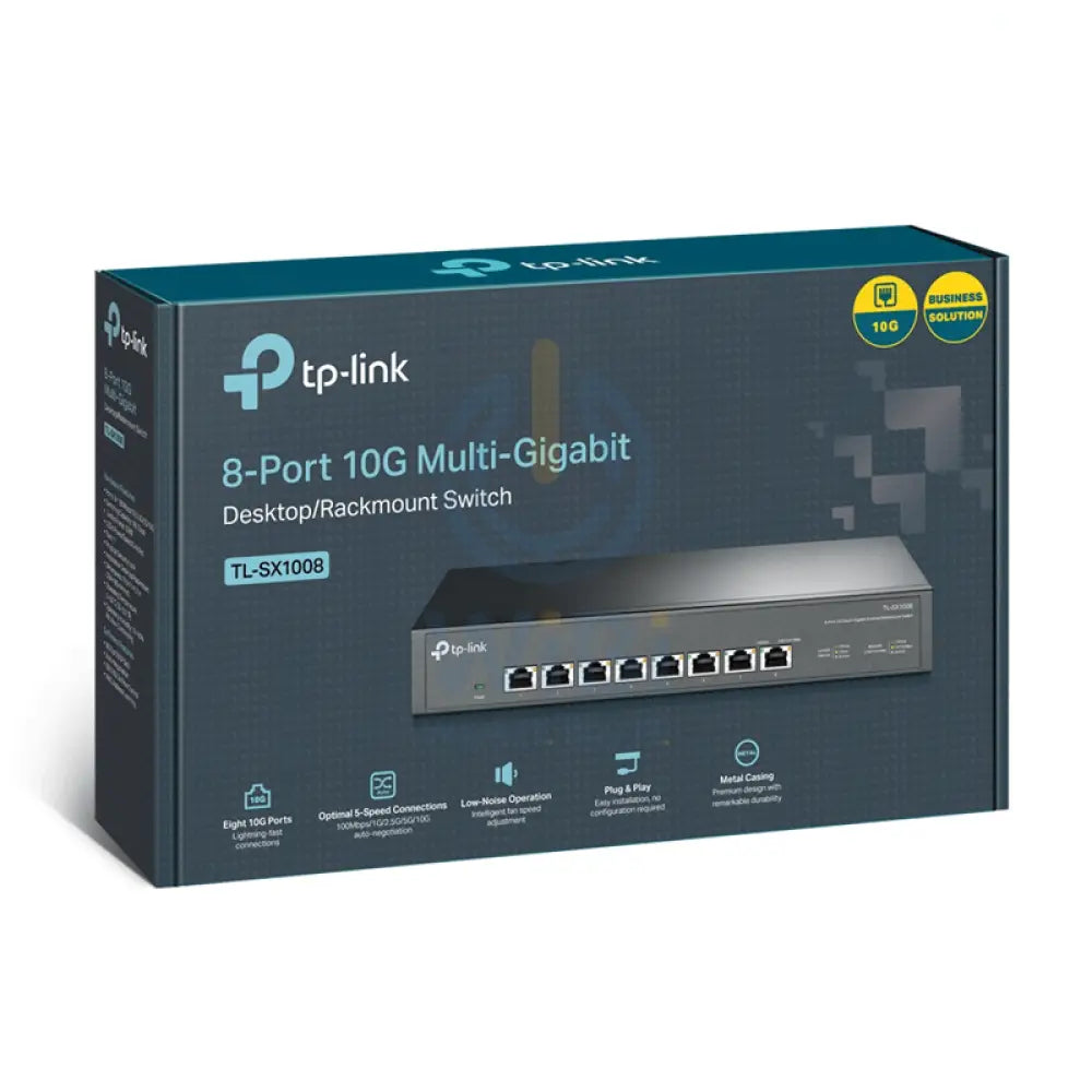 TP-Link 8-Port 10G Desktop / Rackmount Switch - Black Networking Products > Switches