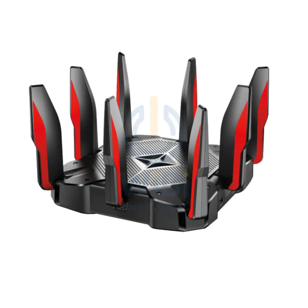 تي بي لينك أرتشر C5400X) AC5400 MU-MIMO باند راوتر - 5 جيجا هرتز(2167 ميغابت في الثانية) / يو اس بي 3.0 / جيجابت شبكة محلية WAN / جيجابت شبكة محلية