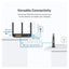  تي بي لينك أرتشر VR2100 VDSL / مودم ADSL راوتر - 2100 ميجابت في الثانية / 2.4 جيجاهرتز ، 5 جيجاهرتز / WAN / شبكة محلية / RJ11 منفذ / يو اس بي