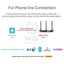 TP-Link Archer VR400 VDSL/ADSL Modem Router - 1.2Gbps / WAN / LAN / USB