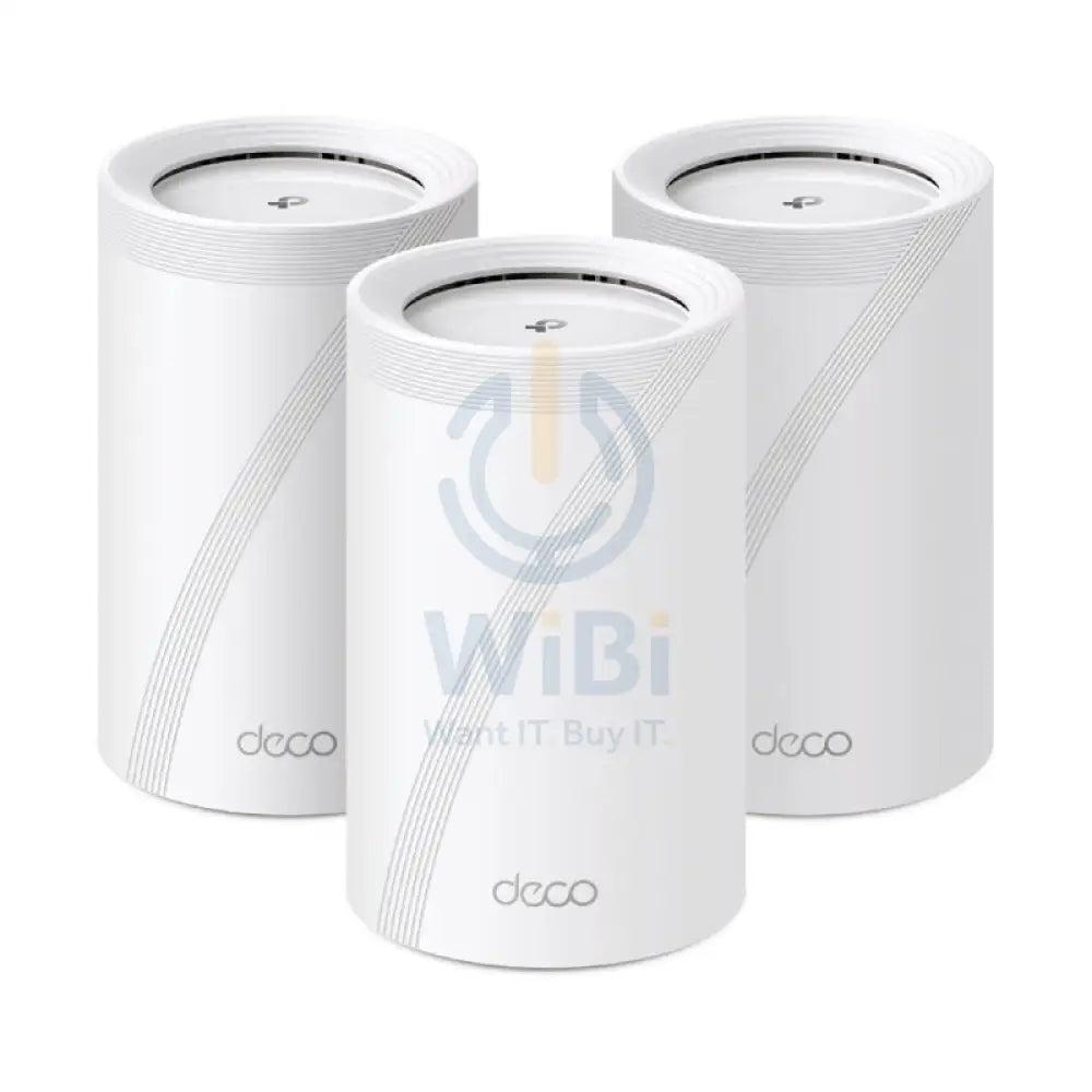TP-Link Deco BE65 (BE9300) Whole Home Mesh WiFi 7 System - 6GHz (5760 Mbps) / USB3.0 / Gigabit WAN / Gigabit LAN