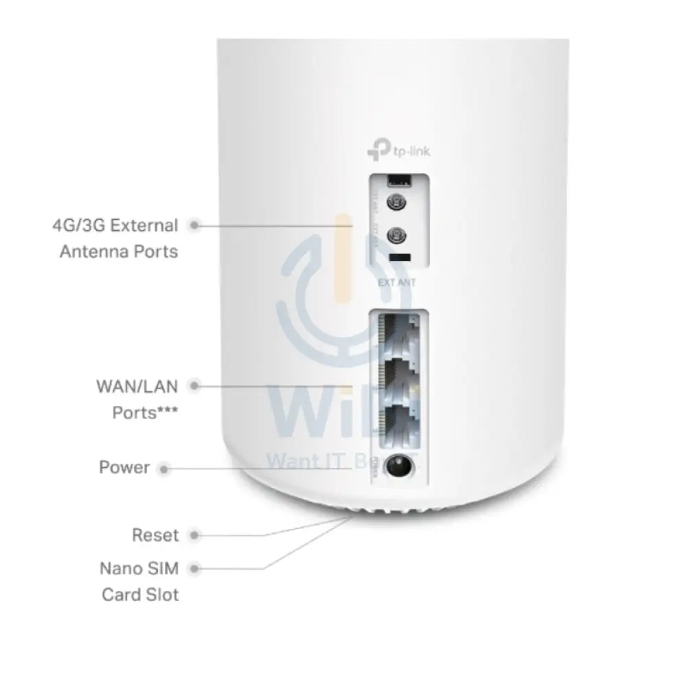 TP-Link Deco X20-4G (4G + AX1800) Whole Home Mesh WiFi 6 Gateway - 5GHz (1201 Mbps) / Gigabit Ports Networking Products