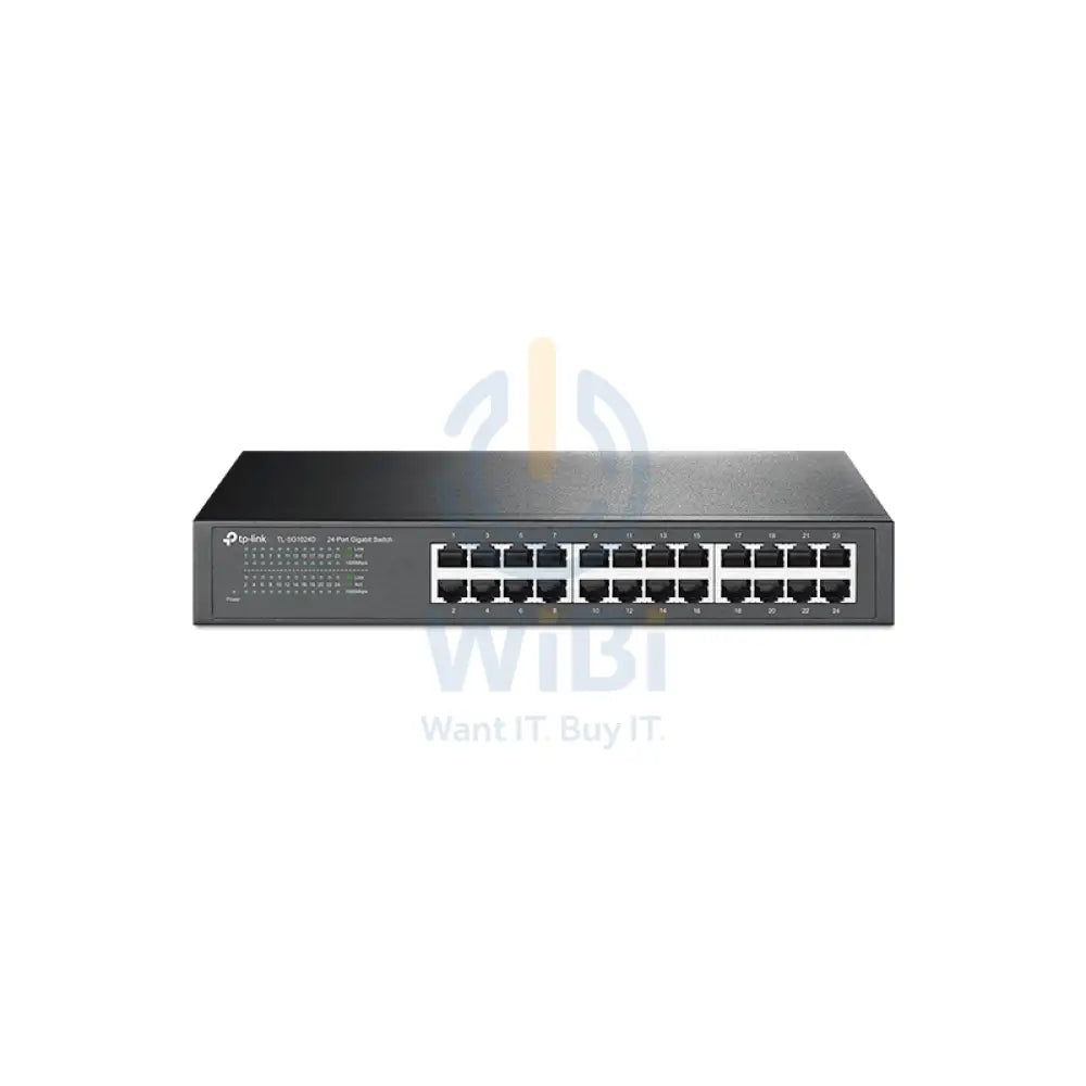 TP-Link Gigabit Switch Unmanaged Rack Mount - 24 Port / RJ- 45 / 48 ...