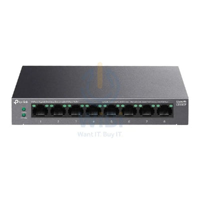 TP-Link (LS108GP) 8-Port Desktop Switch - 1000Mbps / LAN Networking Products > Switches