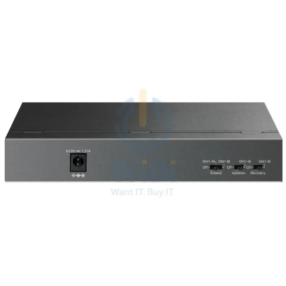 TP-Link (LS109P) 9-Port Desktop Switch with 8-Port PoE + - 1.8 Gbps / LAN Networking Products > Switches
