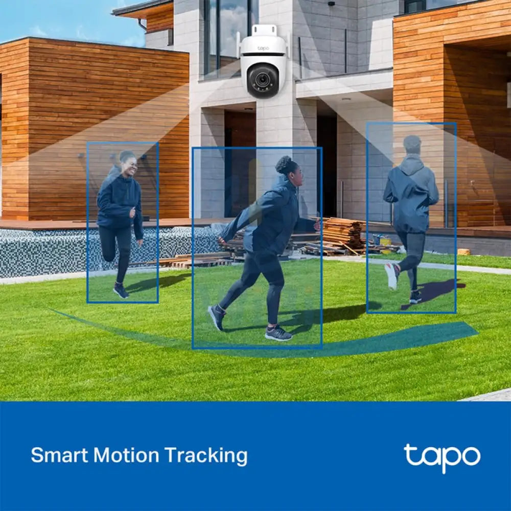 TP-Link (Tapo C520WS) Outdoor Pan/Tilt Security Wi-Fi Camera - 4MP / H.264 / 1440p Full HD / 2.4 GHz - White Cameras >