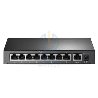 TP-Link (TL-SF1009P) 9-Port 10/100Mbps Desktop Switch with 8-Port PoE + - 1.8 Gbps / LAN Networking Products > Switches