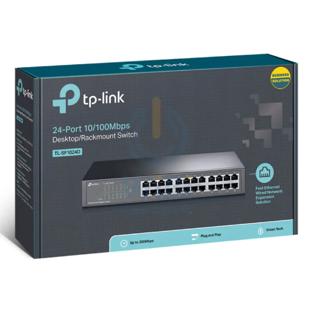 TP-Link (TL-SF1024D) 24-port 10/100Mbps Desktop/Rackmount Switch - 4.8Gbps / LAN Networking Products > Switches