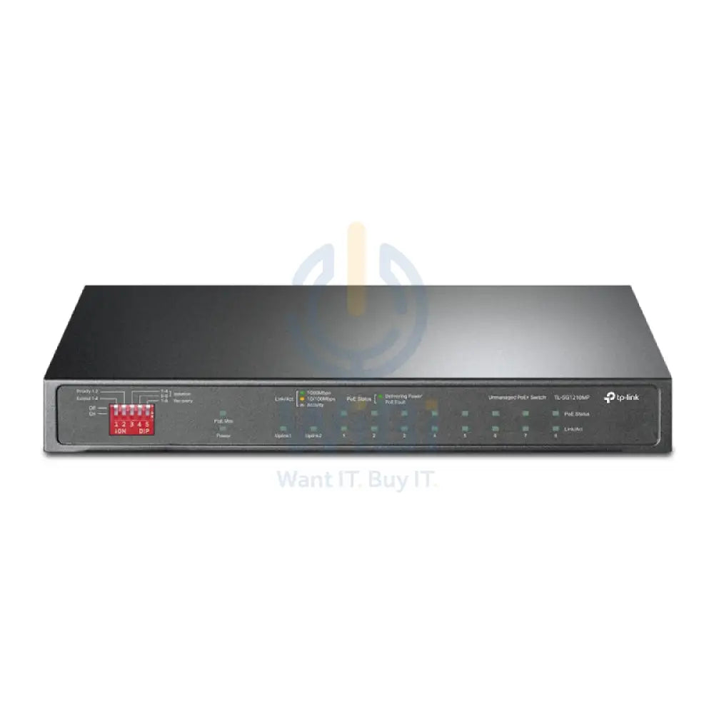 تي بي لينك (TL-SG1210MP) منفذ جيجابت كمبيوتر مكتبي مفتاح مع منفذ PoE + - 20 جيجابت في الثانية / شبكة محلية  منتجات الشبكات > مفاتيح