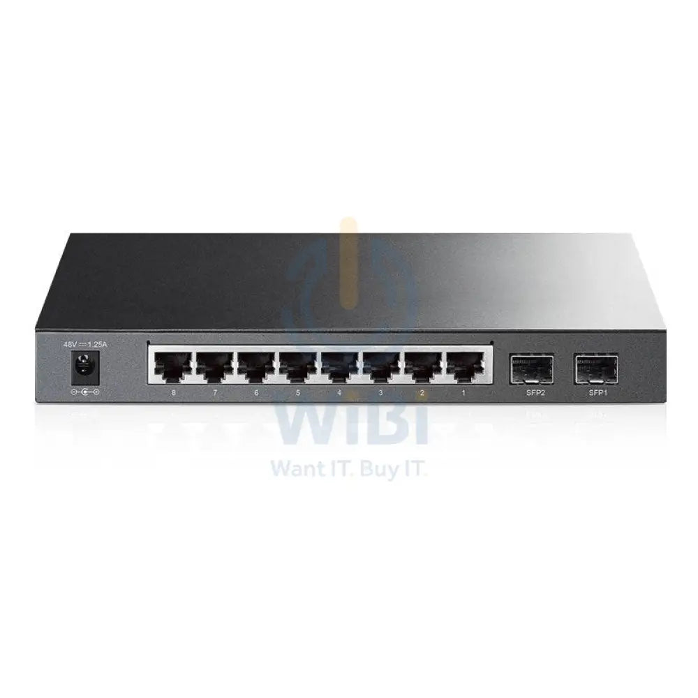 TP-Link TL-SG2210P 8-Port Gigabit Smart PoE Switch - 8 Ports / SFP Slots - Switch