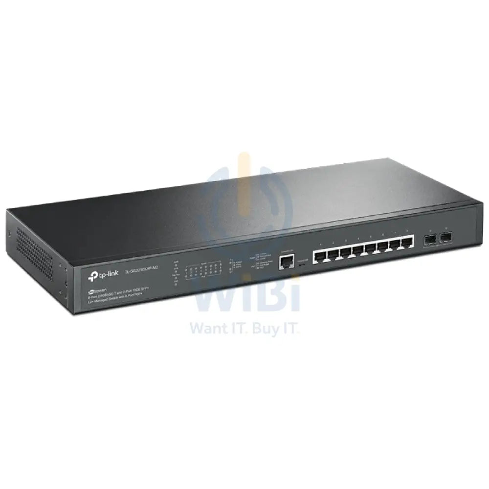 TP-Link (TL-SG3210XHP-M2) JetStream 8-Port 2.5GBASE-T and 2-Port 10GE SFP + L2 + Managed Switch with 8-Port PoE