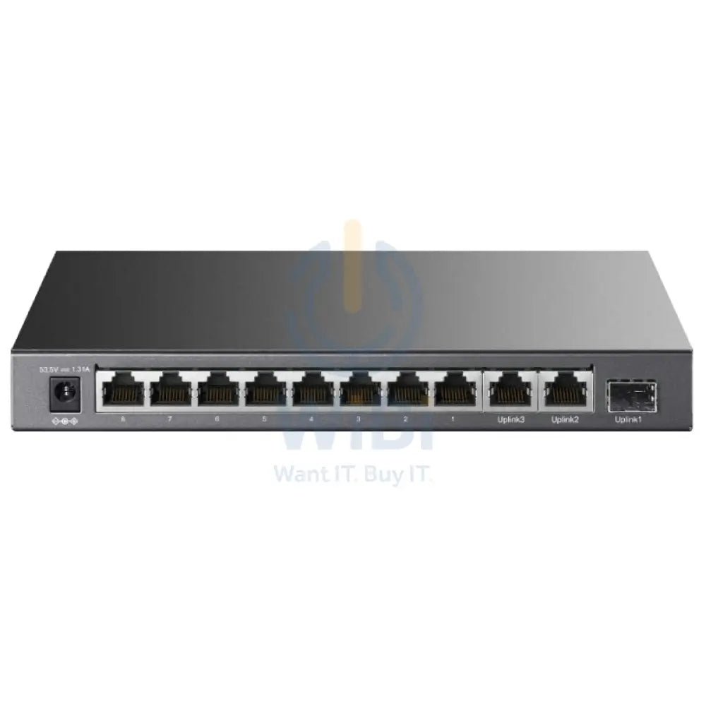 TP-Link (TL-SL1311P) 8-Port 10/100Mbps + 3-Port Gigabit Desktop Switch with 8-Port PoE + - 7.6Gbps / LAN Networking