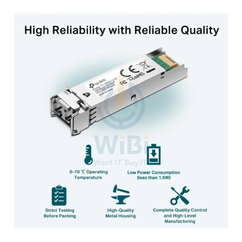 TP-Link (TL-SM311LM) MiniGBIC Module - Up to 550m / 1.25Gbps / LC/UPC Networking Products > Wireless Access Point