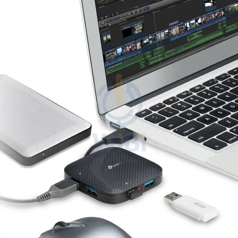 TP-Link UH400 4-Ports Portable USB HUB - 4 Ports / 5Gbps / USB 3.0 / USB Type-A - Cables & Peripherals