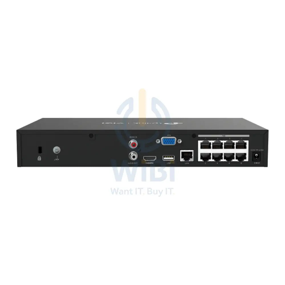 TP-LINK VIGI 8 Channel PoE + Network Video Recorder - RJ-45 / USB 2.0 / SATA / Black Cameras > Camcorders