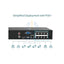 TP-LINK VIGI 8 Channel PoE + Network Video Recorder - RJ-45 / USB 2.0 / SATA / Black Cameras > Camcorders