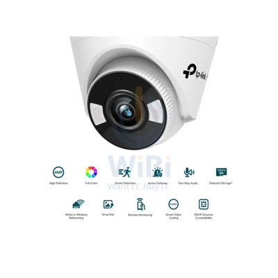 TP-Link (VIGI C440-W) VIGI 4MP Full-Color Wi-Fi Turret Network Camera - 2560 X 1440 / LAN Cameras > Security Cameras