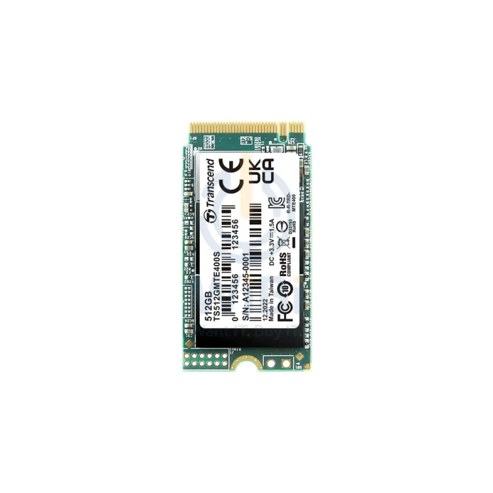 Transcend PCIe 400S - 512 GB / M.2 2242 / 200 TBW / SSD (Solid State Drive) Storage > Solid State Drive