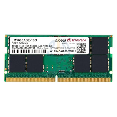 Transcend SO-DIMM Memory - 16GB / DDR5 / Memory Module Accessories > Memory > Laptop Memory