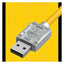 Transformers TF-A03 Bumblebee Three-In-One Fast Charging Data Cable - 1.2 Meter / Yellow Accessories > Cables &