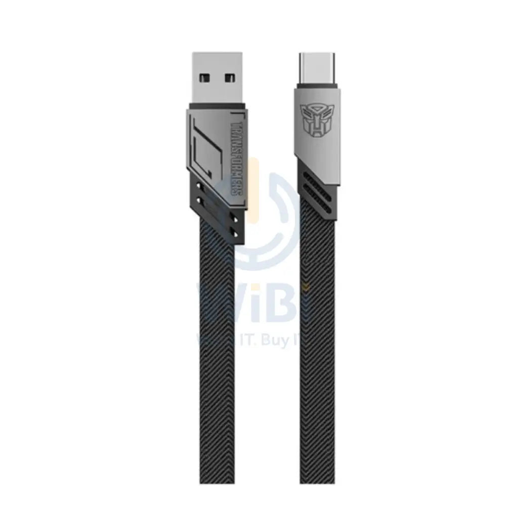 Transformers TF-A08 A-C Fast Charging Braided Cable - 1.2 Meter / Gray Accessories > Cables & Converters > Cables