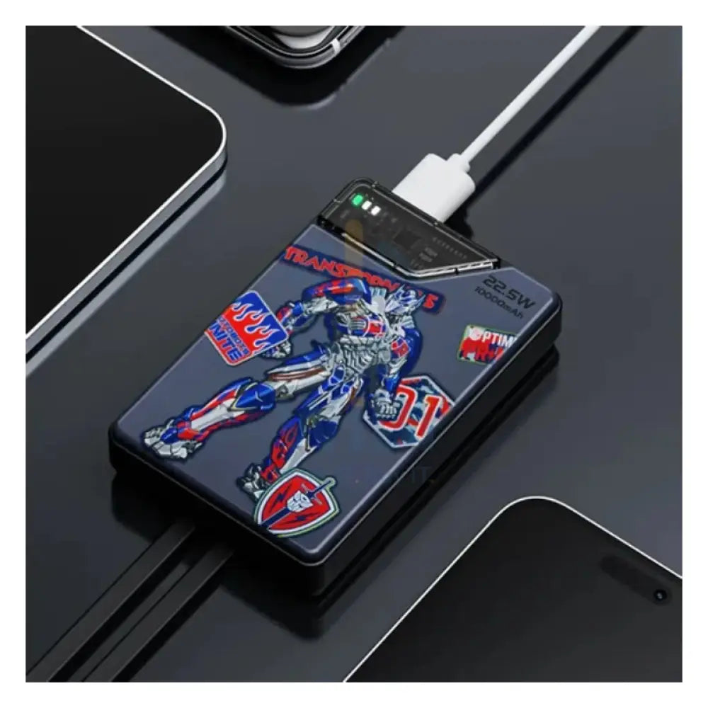 Transformers TF-D10 Bumblebee Dual-Wire Power Bank - 10,000mAh / Optimus Prime Accessories > Power Bank