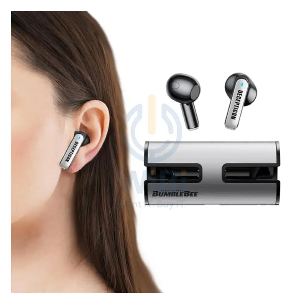 Transformers TF-T02 Wireless Bluetooth Earbuds - Silver Accessories > Audio > Headphones