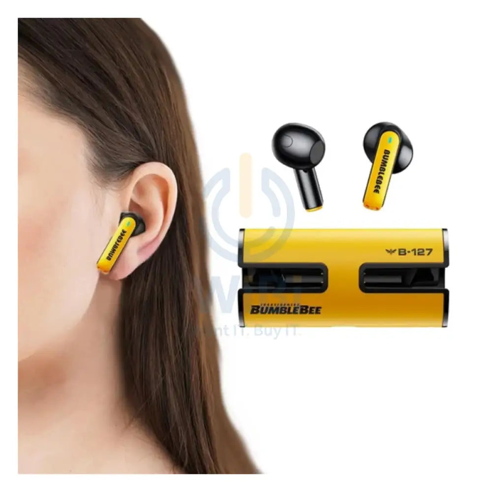 Transformers TF-T02 Wireless Bluetooth Earbuds - Yellow Accessories > Audio > Headphones