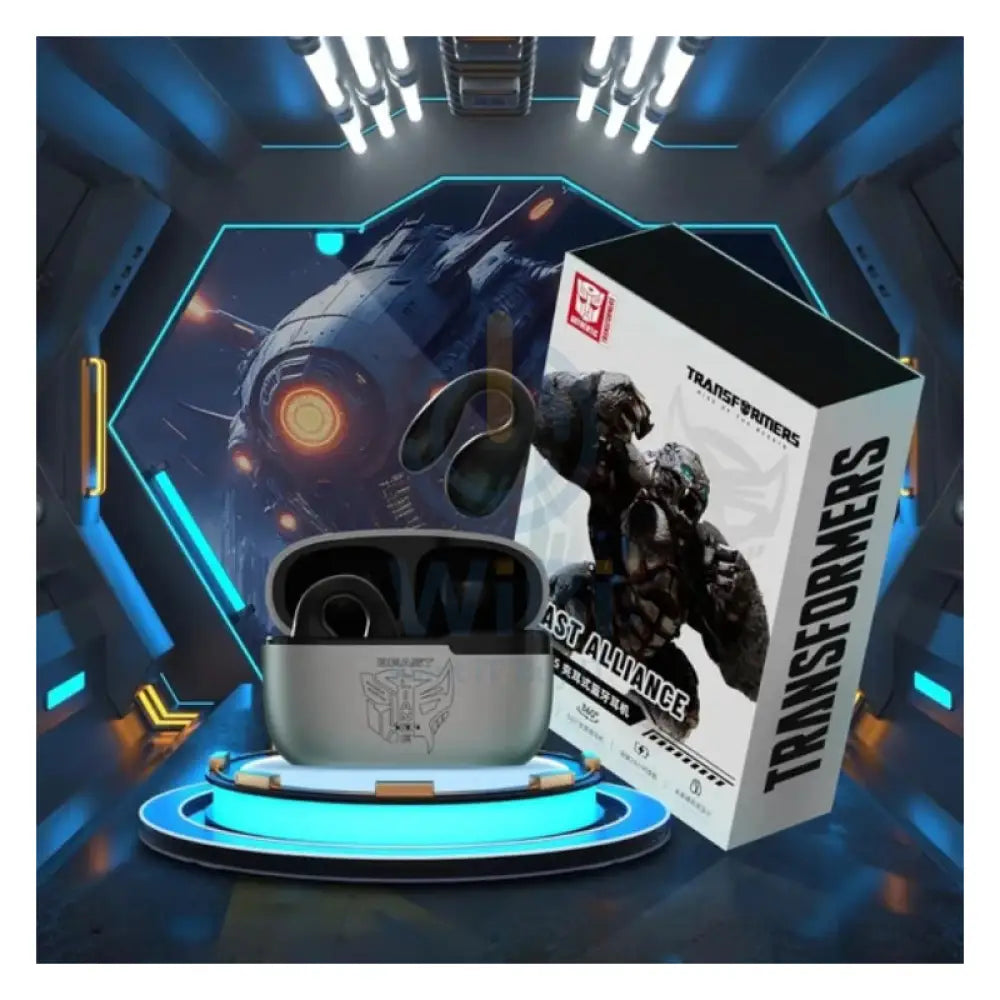 Transformers TF-T05 Wireless Bluetooth Earbuds - Silver Accessories > Audio > Headphones