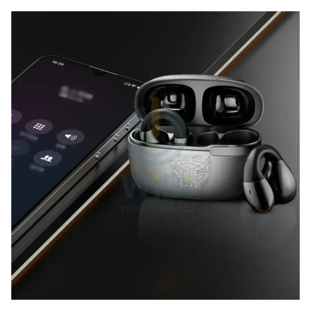 Transformers TF-T05 Wireless Bluetooth Earbuds - Silver Accessories > Audio > Headphones