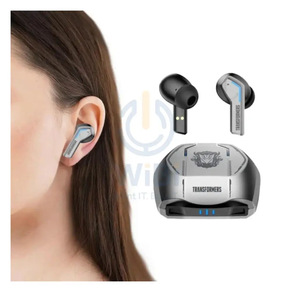 سماعات الأذن TF-T06 لاسلكي بلوتوث - فضي اكسسوارات  الصوت > سماعات الرأس