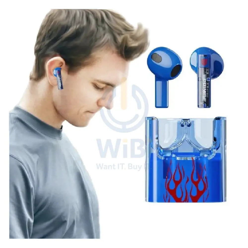 سماعات الأذن TF-T08 لاسلكي بلوتوث - أزرق اكسسوارات > الصوت > سماعات الرأس