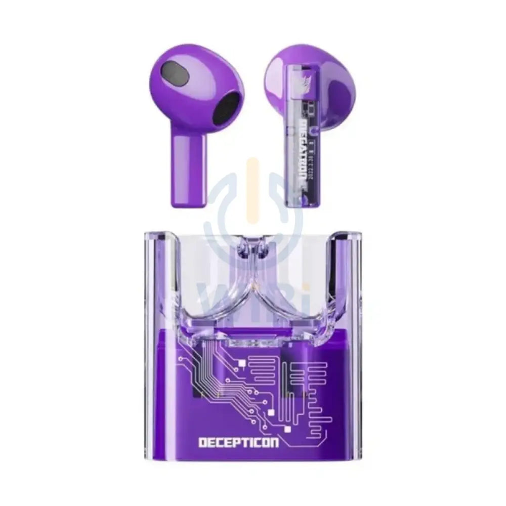 Transformers TF-T08 Wireless Bluetooth Earbuds - Purple Accessories > Audio > Headphones