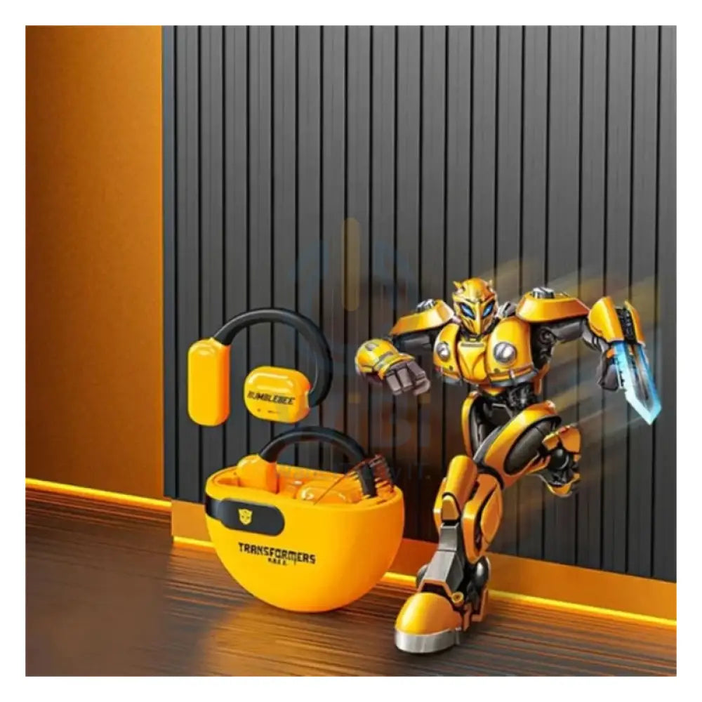 Transformers TF-T09 Wireless Bluetooth Earbuds - Yellow Accessories > Audio > Headphones
