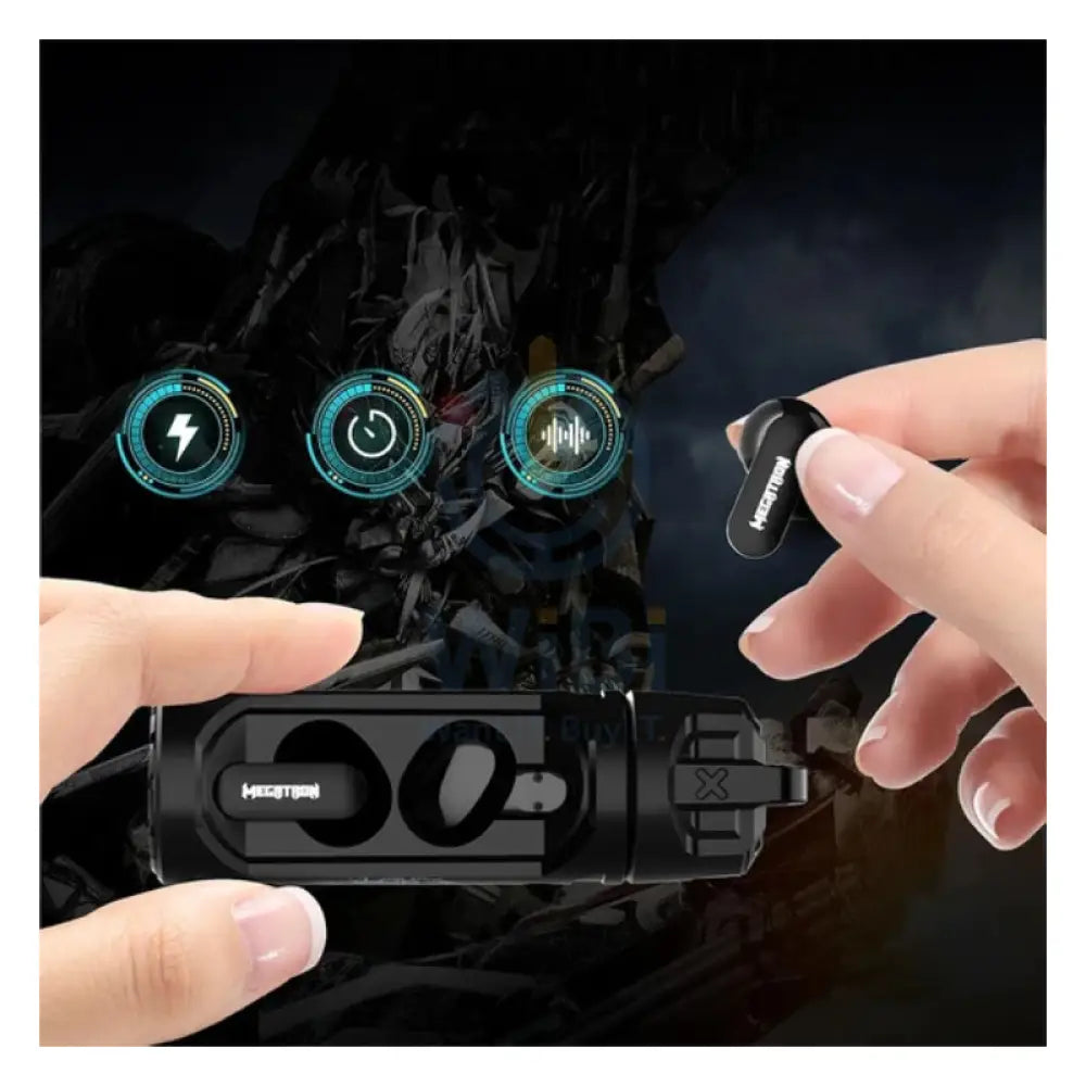 Transformers TF-T11 Wireless Bluetooth Earbuds - Black Accessories > Audio > Headphones