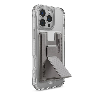 SKINARMA SAIDO Mag-Charge With KADO Card Holder - iPhone 16 Pro / Titanium (Prime Edition) Accessories > Mobiles &