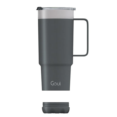 GOUI Tumbler Cup  - 600ml / Steel Grey/Yellow
