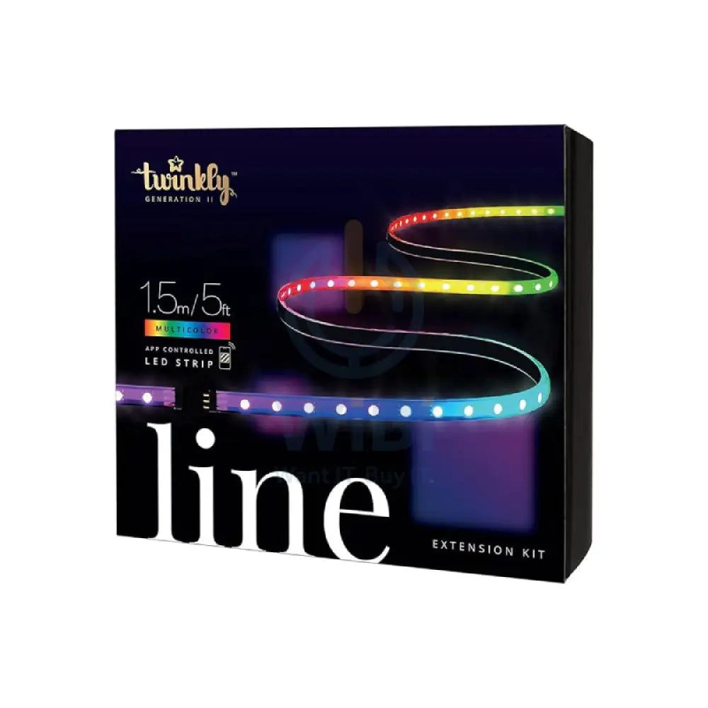 Twinkly Line 90 LED RGB Extension Black Wire - 1.5m / 5ft Extension Kit Accessories > Other Accessories