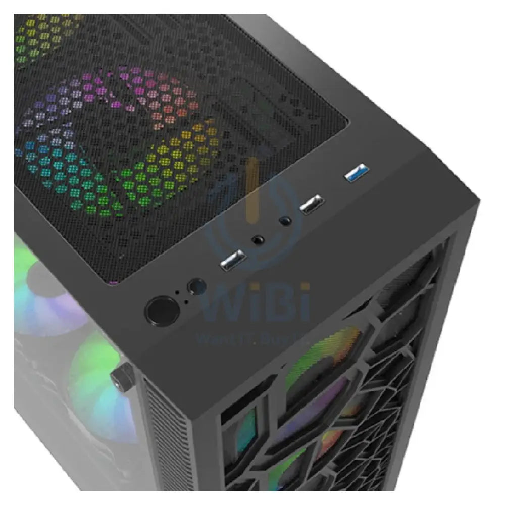 Twisted Minds 03 Spider Mid Tower Gaming Case - Black Gaming Consoles > Gaming Zone