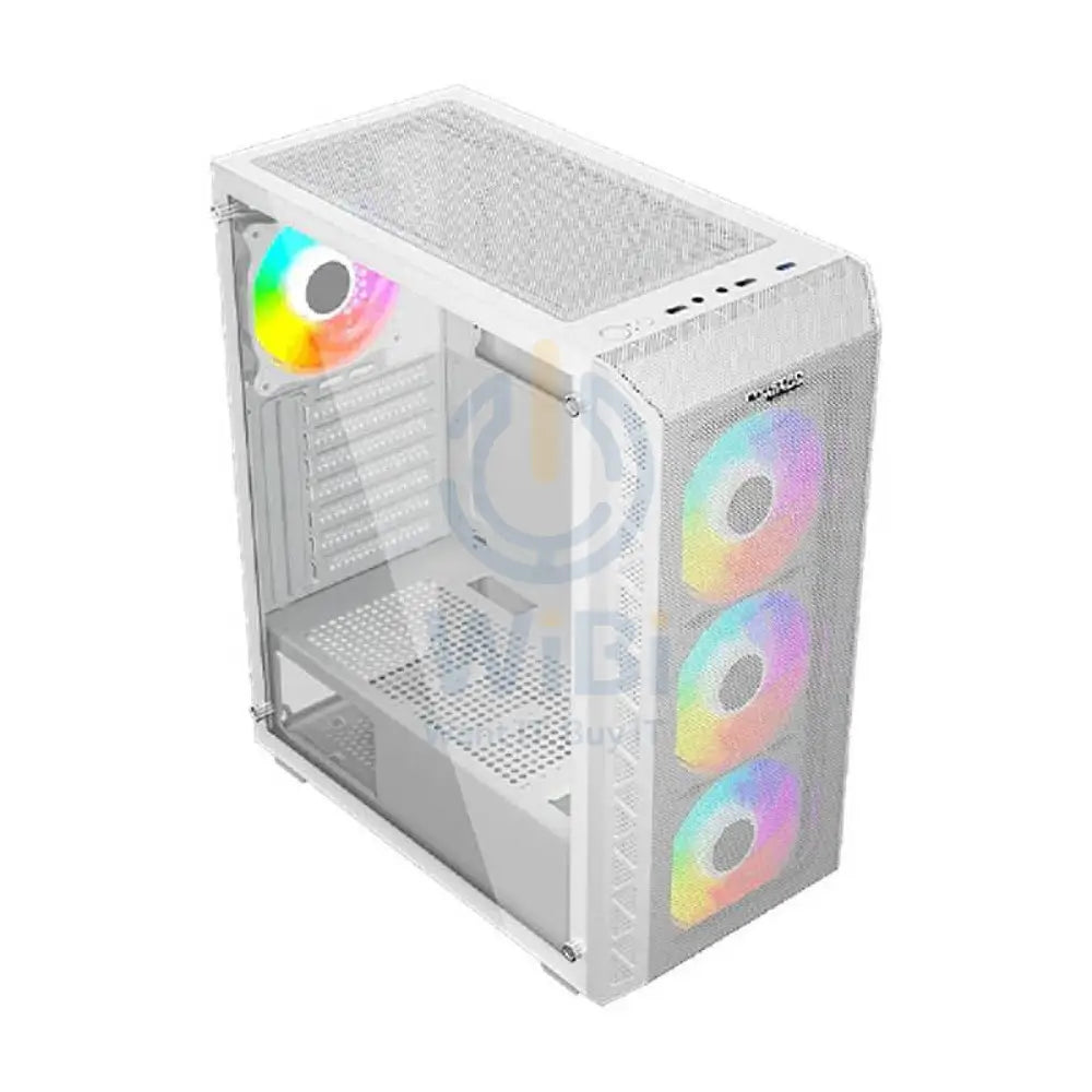Twisted Minds Apex-03 Mid Tower ARGB Gaming Fan Case - White Gaming Consoles > Gaming Zone