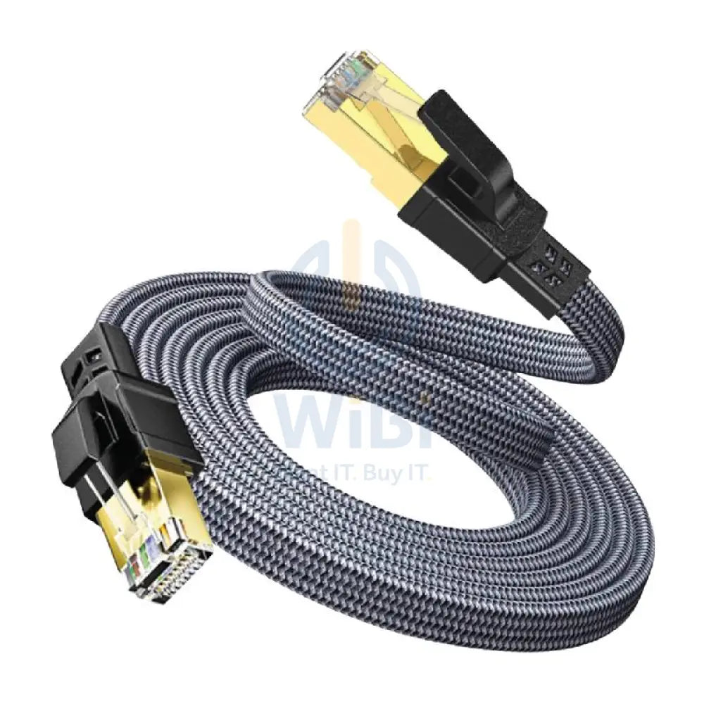 Twisted Minds CAT8 Braided Network Cable - 10 Meter / Black Accessories > Cables & Converters > Cables