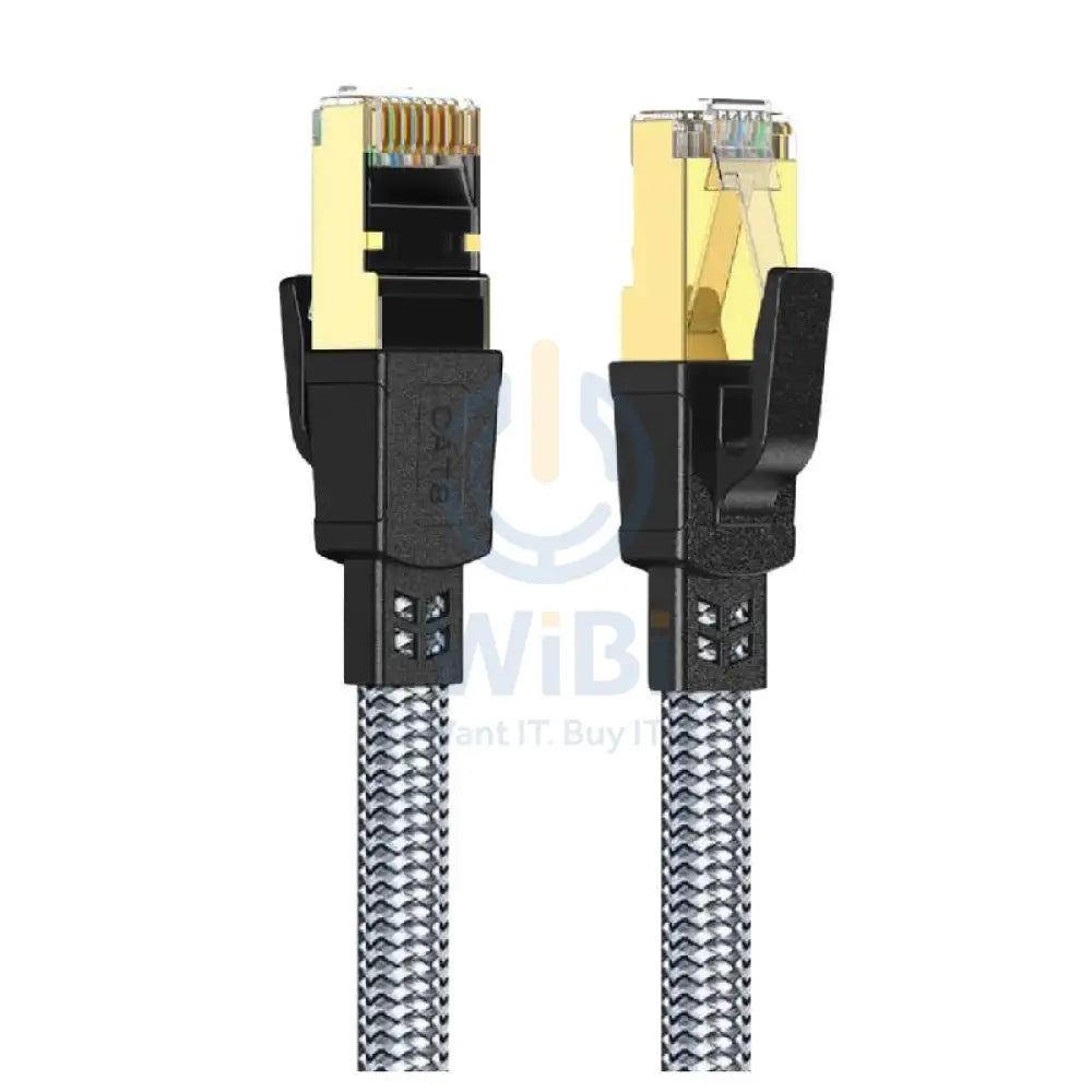Twisted Minds CAT8 Braided Network Cable - 10 Meter / Black Accessories > Cables & Converters > Cables