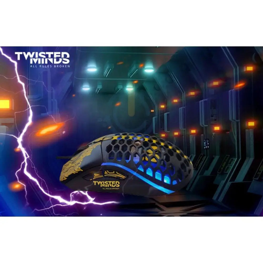 Twisted Minds CoolNight RGB Wired Gaming Mouse - Wired / 1.8 Meters / Black - Mouse Accessories > Keyboard & Mouse >